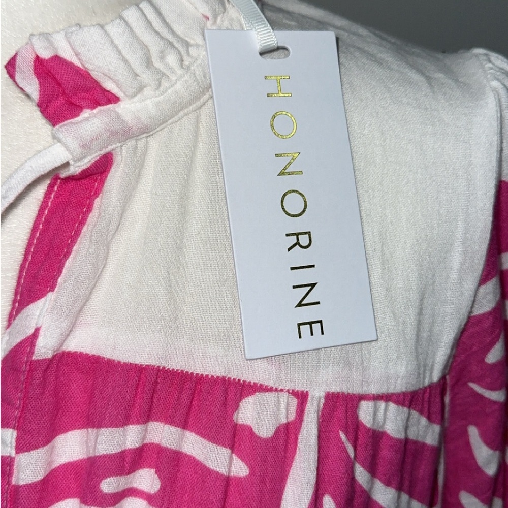 Pink and White Maxi Dress - Picture 4 of 6